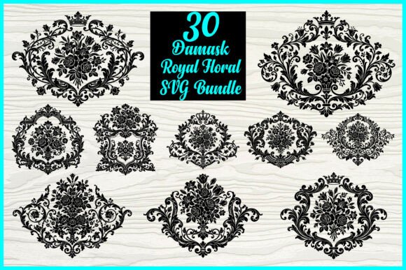 Damask Royal Floral SVG Bundle Review