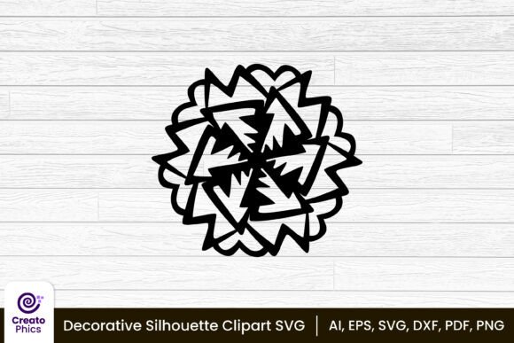 Decorative Element Silhouette Floral SVG Review