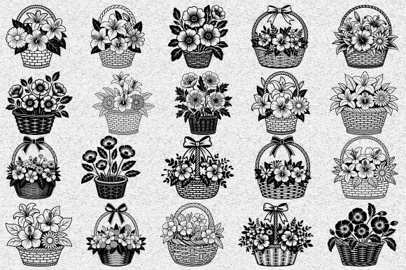Flower Basket Svg Bundle, Floral SVG: A Designer's Reality Check