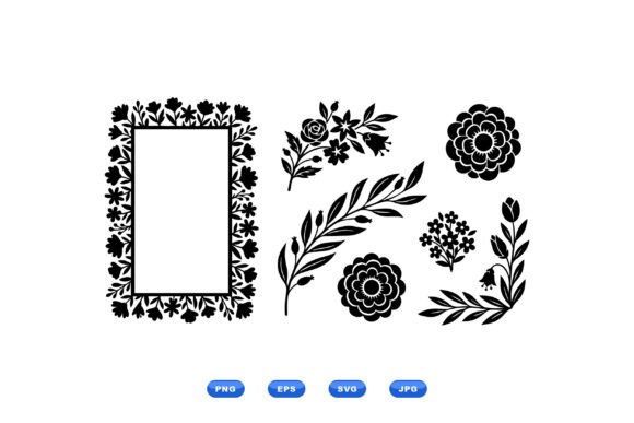 Folk Floral SVG Clipart Pack Review