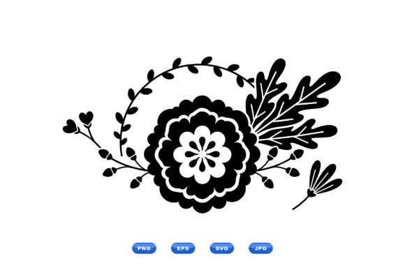 Folk Floral SVG Illustration Review