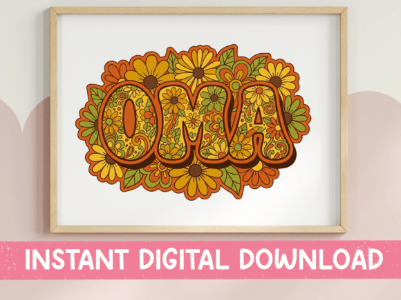 Groovy Oma Floral SVG Design Review