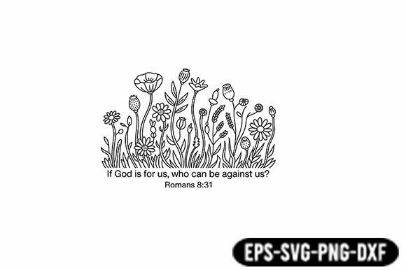 If God is for Us Floral SVG: A Designer's Review