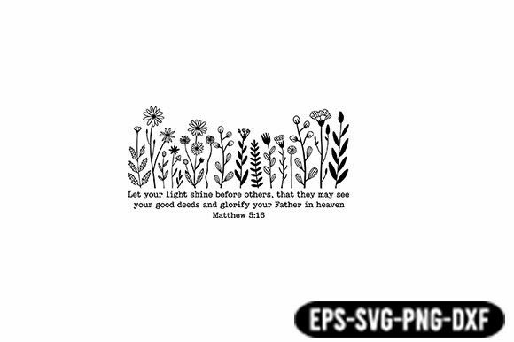 Let Your Light Shine Floral SVG Review
