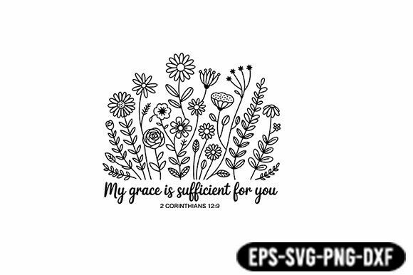 My Grace is Sufficient Floral SVG: A Designer's Real-World Review