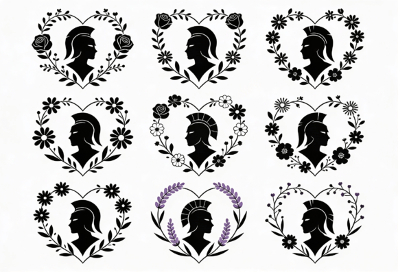 Spartan Warrior Woman Heart Floral SVG Review