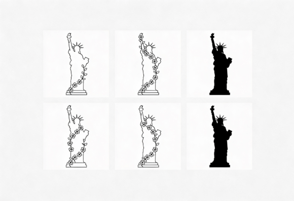 Statue of Liberty Floral SVG Cut File Review