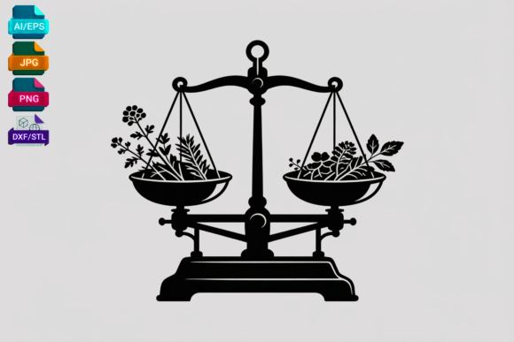 Vintage Scales Floral SVG Clipart Review
